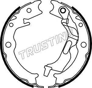 Brake Shoe Set, parking brake (027.007)