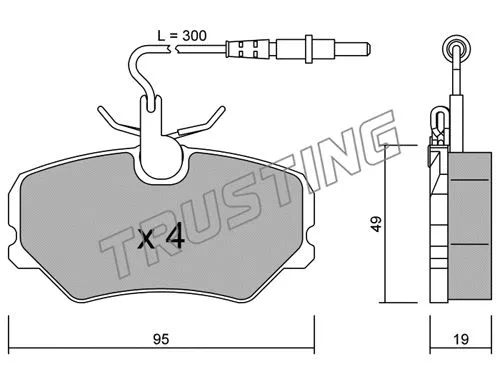Brake Pad Set, disc brake (101.1)