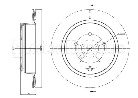 Brake Disc (DF1193)