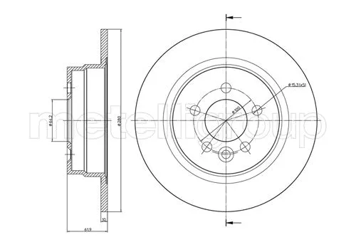 Brake Disc (DF764)
