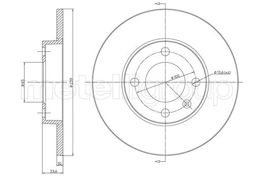 Brake Disc (DF948)