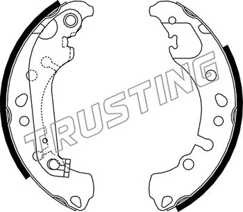 Brake Shoe Set (253.721)