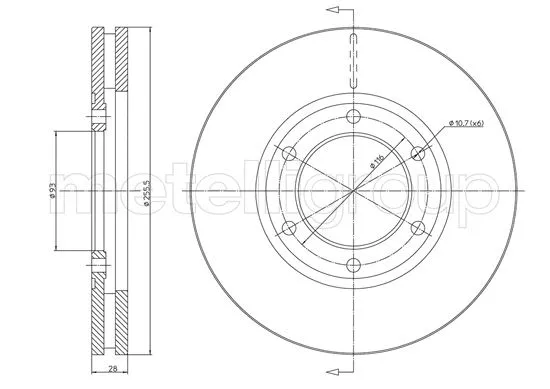 Brake Disc (DF1363)