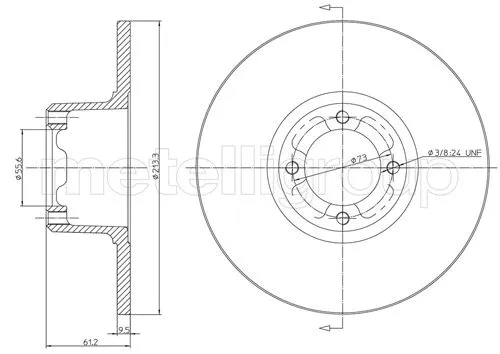 Brake Disc (DF034)