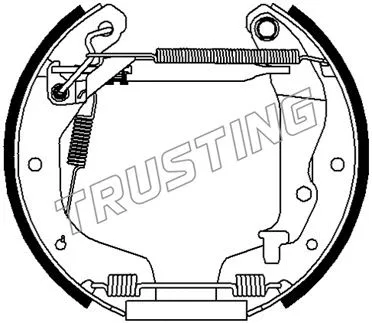 Brake Shoe Set (6478)