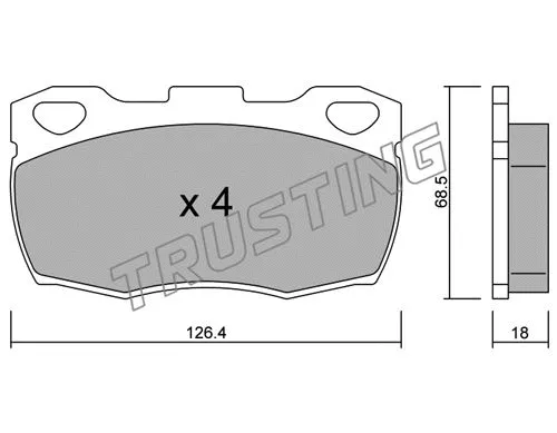 Brake Pad Set, disc brake (361.1)