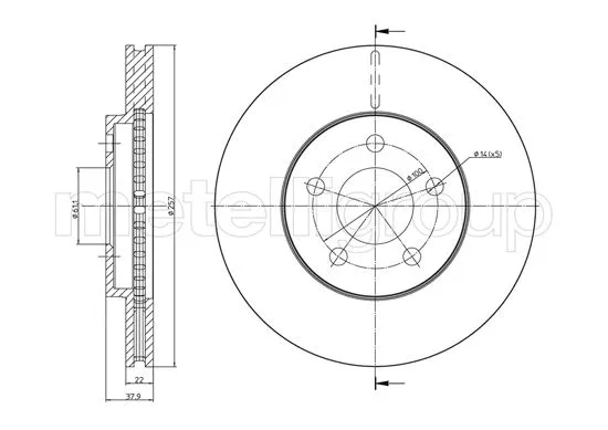 Brake Disc (DF998)