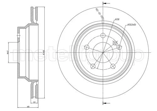 Brake Disc (DF929)