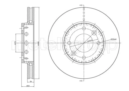 Brake Disc (DF159)