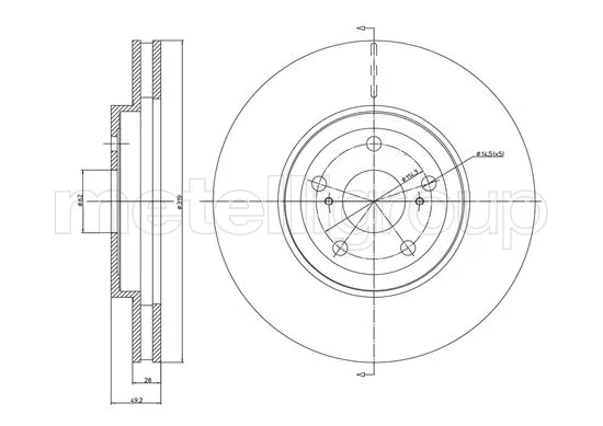 Brake Disc (DF1035)
