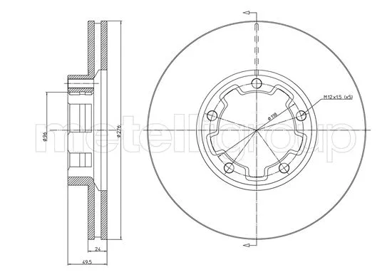 Brake Disc (DF1372)