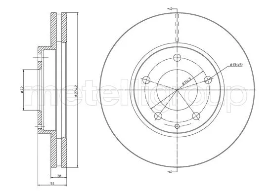 Brake Disc (DF399)