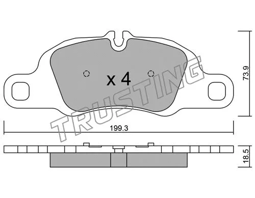 Brake Pad Set, disc brake (1051.0)