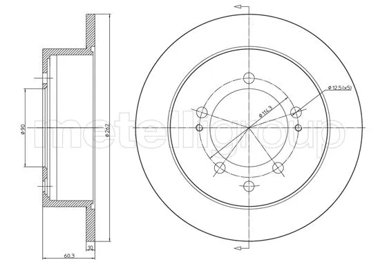 Brake Disc (DF341)