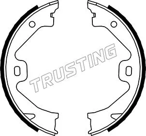 Brake Shoe Set, parking brake (092.307)