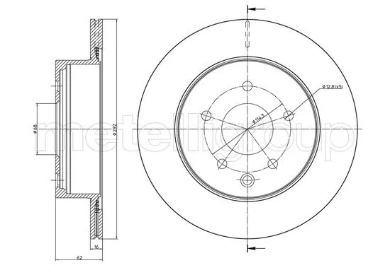 Brake Disc (DF1646)