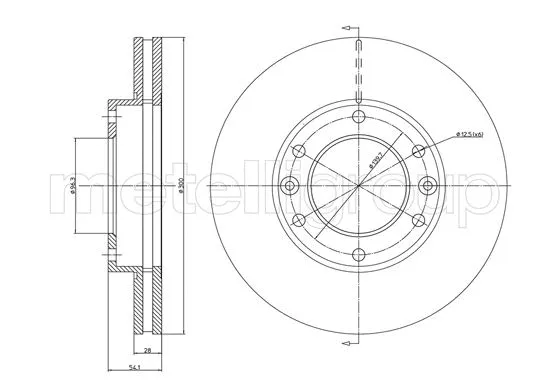 Brake Disc (DF1213)