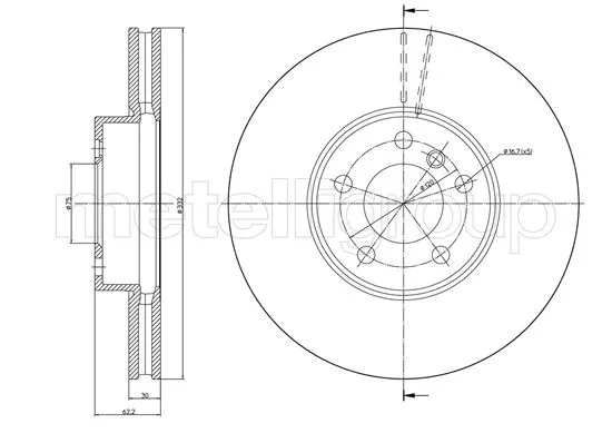Brake Disc (DF1337)