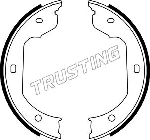 Brake Shoe Set, parking brake (019.029)