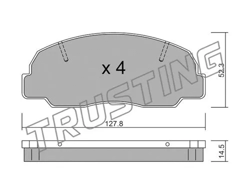 Brake Pad Set, disc brake (248.0)