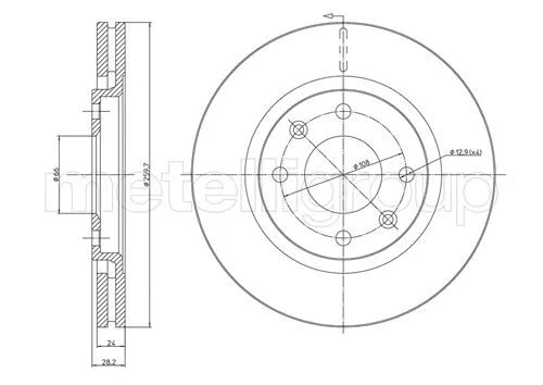 Brake Disc (DF474)