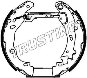 Brake Shoe Set (6276)