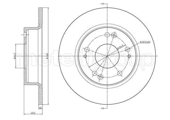Brake Disc (DF1104)