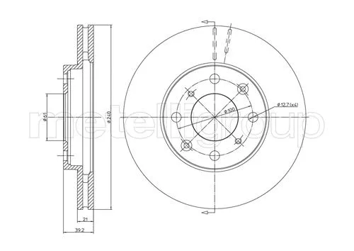 Brake Disc (DF980)