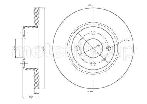 Brake Disc (DF651)