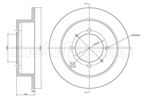 Brake Disc (DF691)
