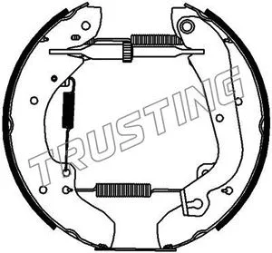 Brake Shoe Set (6200)