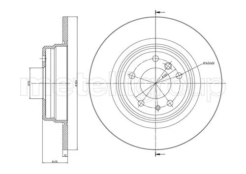 Brake Disc (DF222)