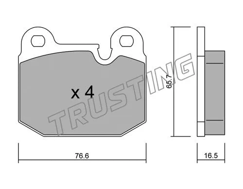 Brake Pad Set, disc brake (029.0)
