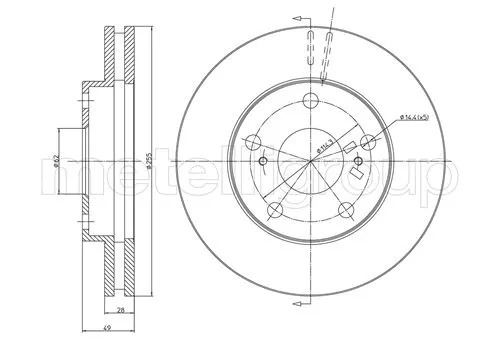 Brake Disc (DF299)