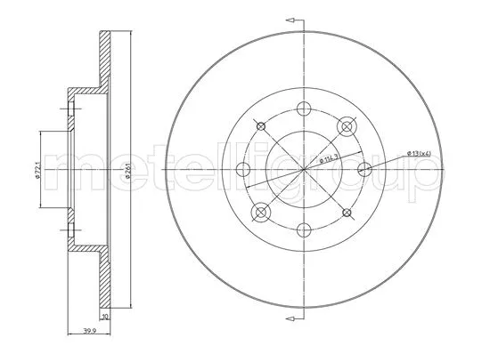 Brake Disc (DF871)
