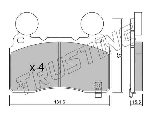 Brake Pad Set, disc brake (1179.1)
