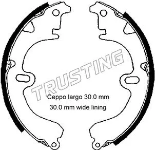 Brake Shoe Set (115.274)