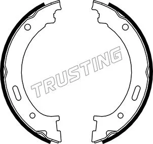 Brake Shoe Set, parking brake (088.236)