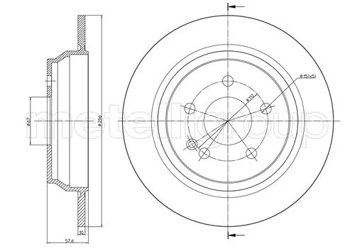 Brake Disc (DF967)