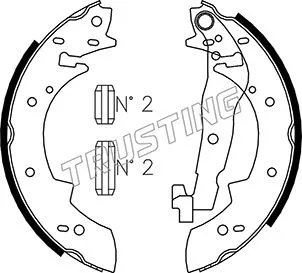Brake Shoe Set (127.269)