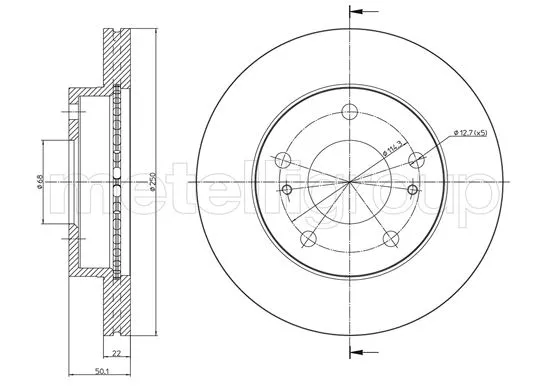 Brake Disc (DF788)