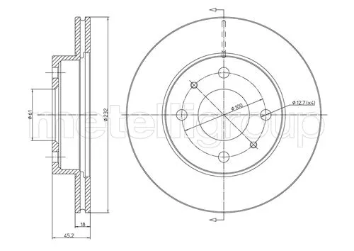 Brake Disc (DF397)