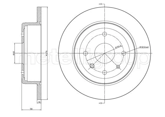 Brake Disc (DF1401)