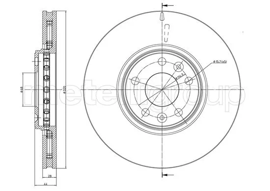 Brake Disc (DF1360)