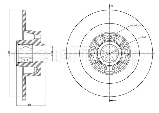 Brake Disc (DF1429A)