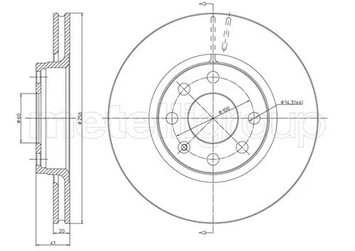 Brake Disc (DF265)