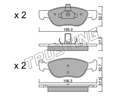 Brake Pad Set, disc brake (084.2)