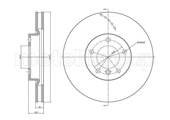 Brake Disc (DF1080)