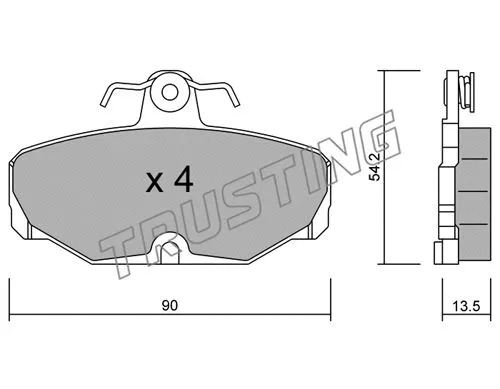 Brake Pad Set, disc brake (097.2)