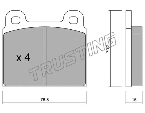 Brake Pad Set, disc brake (080.1)